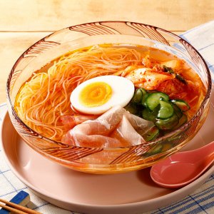 さっぱりかつおだしの冷麺風そうめん